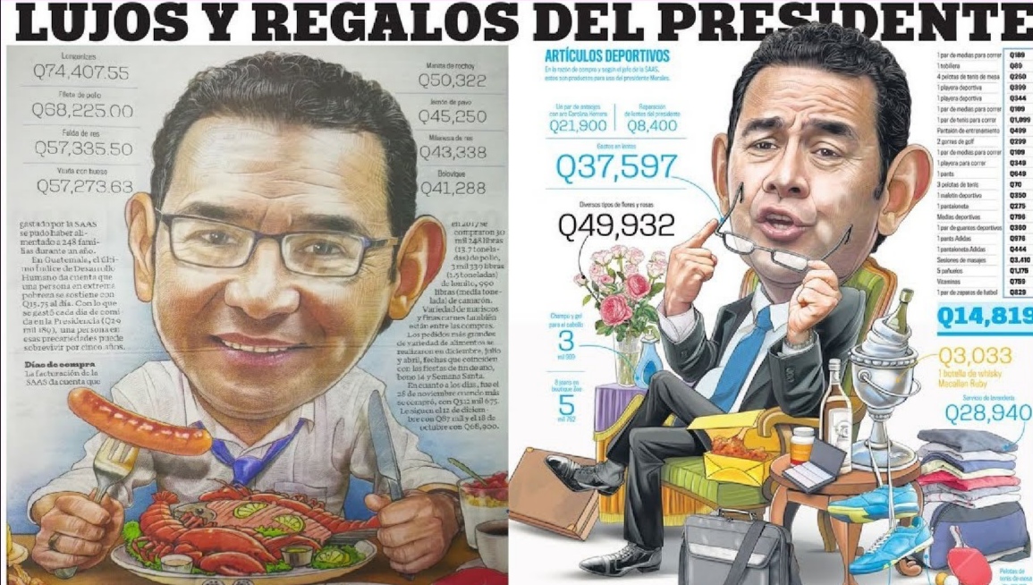 Jimmy Morales se aumentó 3 veces el salario