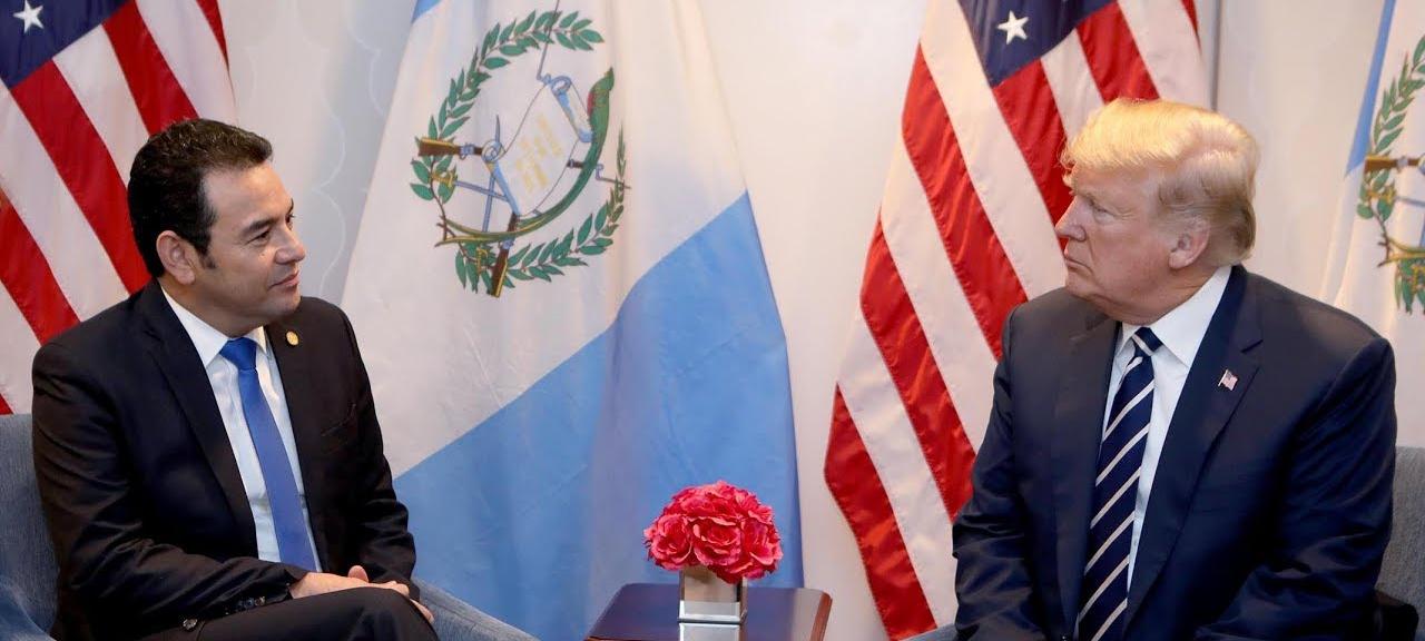 Gracias a Jimmy Morales se podría perder ACUERDO MIGRATORIO con EE. UU