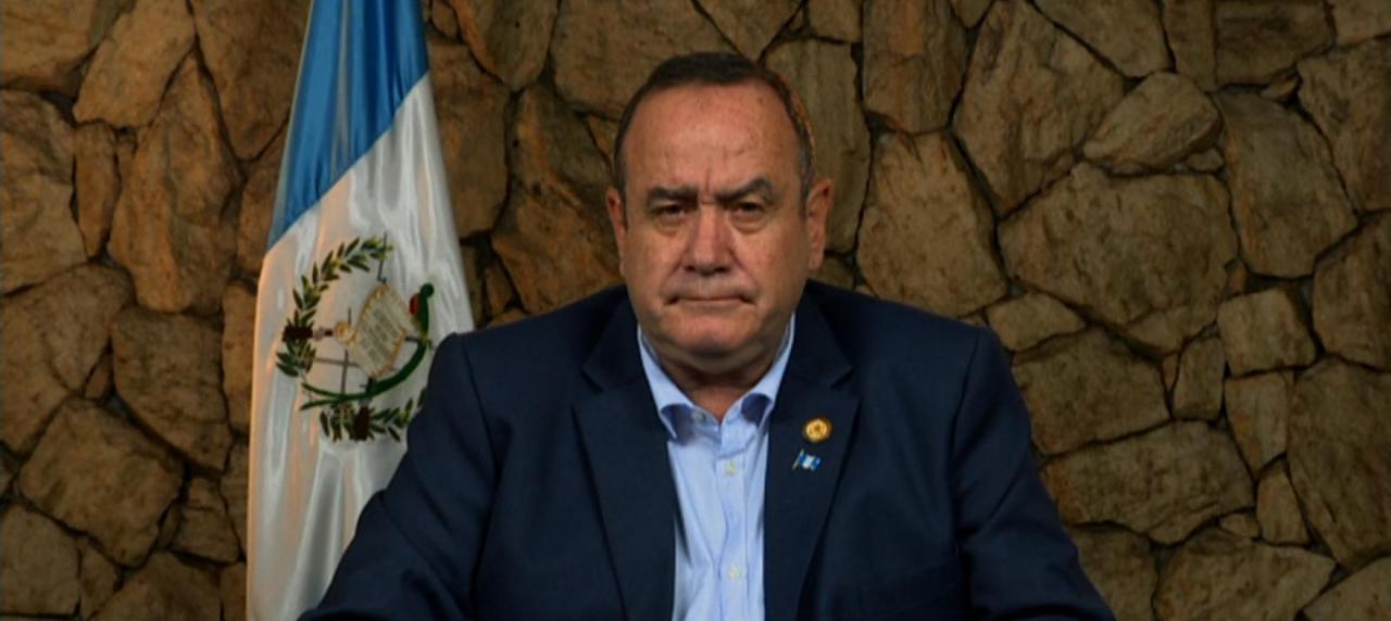 Presidente Giammattei recibió una tercera amenaza en el Palacio Nacional