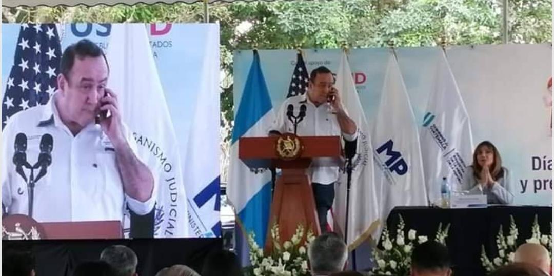Avisan al presidente Giammattei de primer caso de COVID-19 en Guatemala