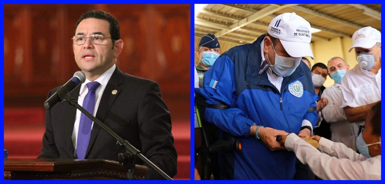 Jimmy Morales critica la gestión del presidente Giammattei