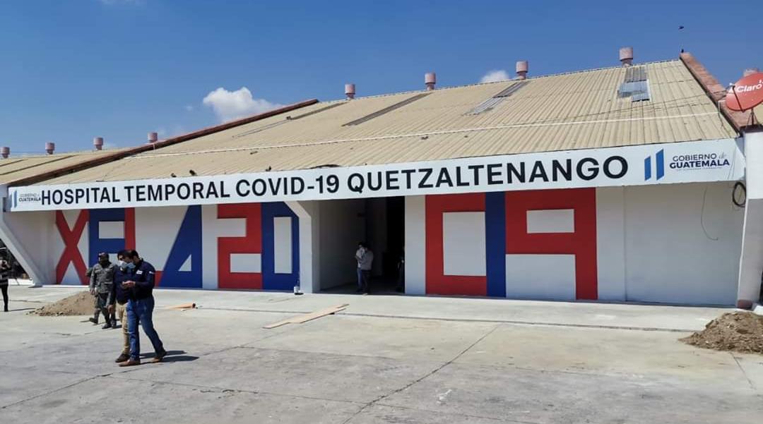 Paciente contagiado de COVID-19 intento escapar de hospital temporal de Quetzaltenango