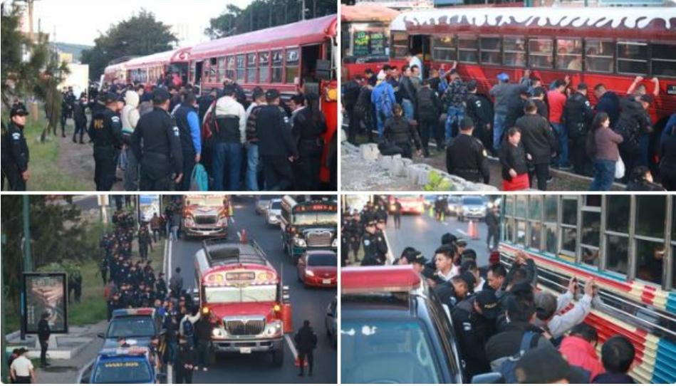 Aprobaran la circulación de buses rojos en Guatemala, esto sería un error