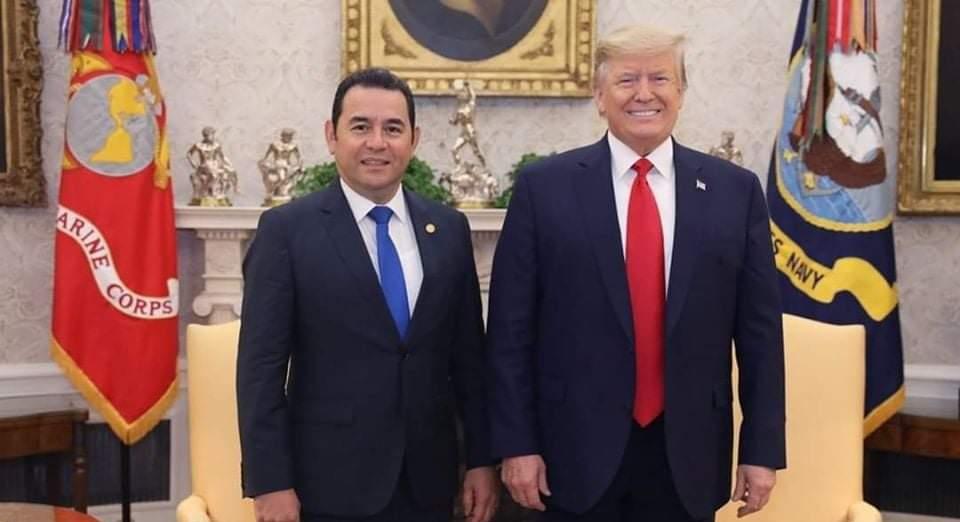 Cancelan acuerdo de corrupción entre Jimmy Morales y Trump