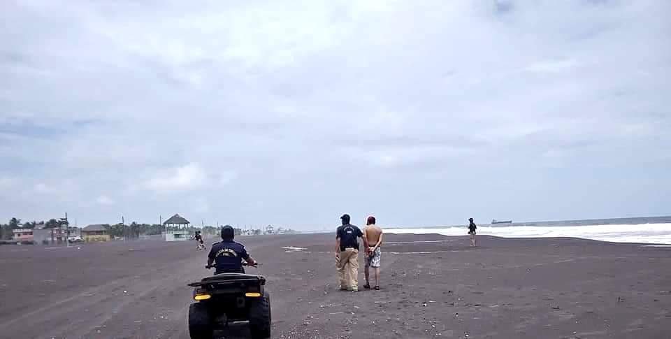 Turistas fueron capturados en Puerto San José, Escuintla