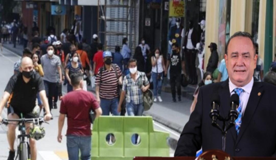Giammattei dice: Contagios y muertes por coronavirus está disminuyendo en Guatemala