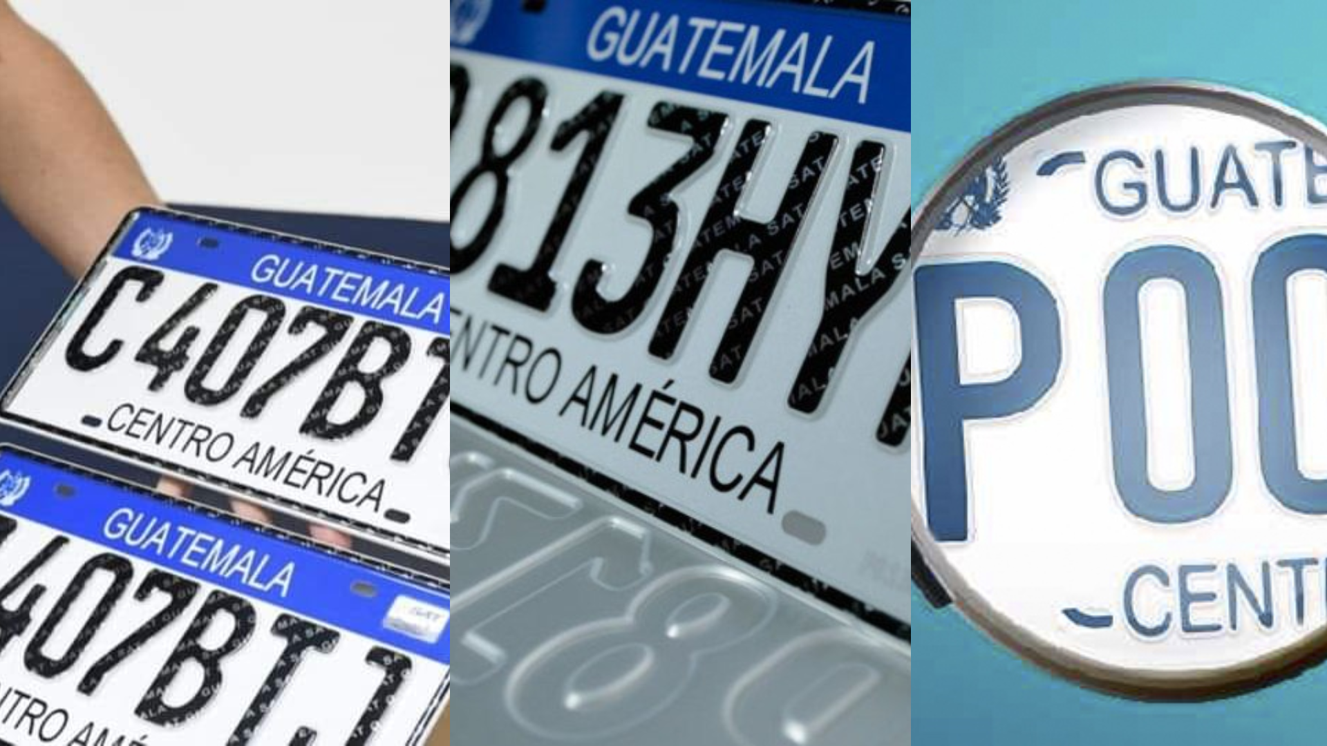 Motoristas ya pueden actualizar sus placas de vinil o papel por metálicas