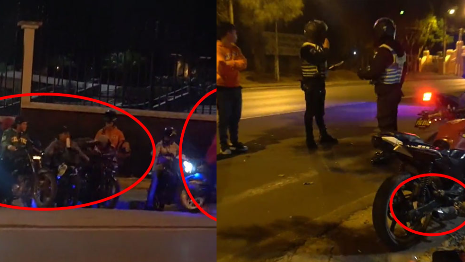 Motoristas se dan a la fuga en un operativo en zona 13 y son capturados en persecución