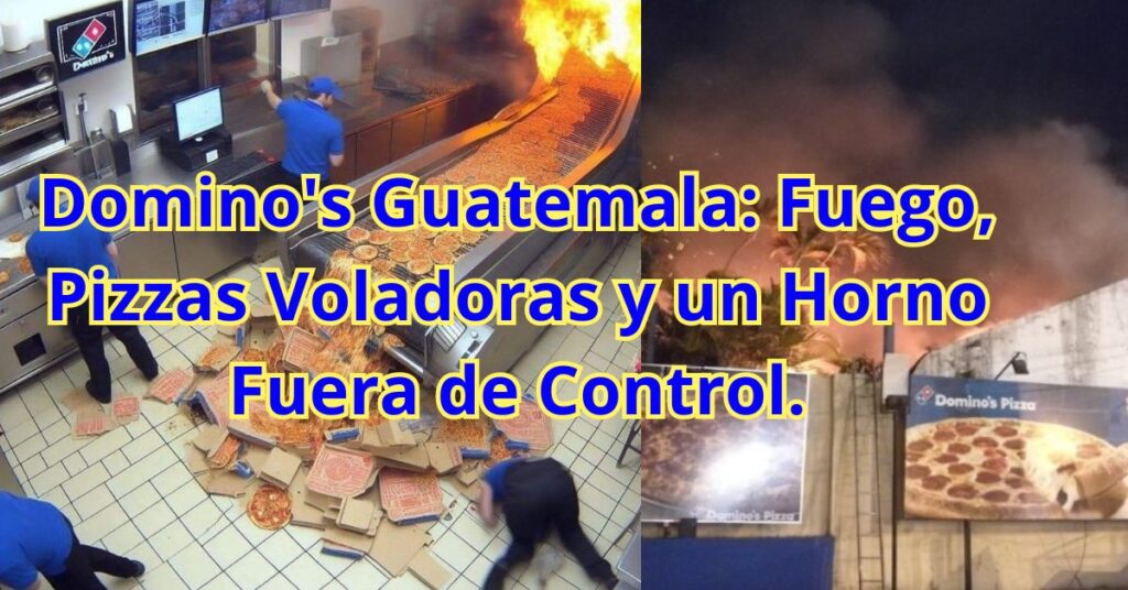 Incidente Insólito en Domino's Guatemala: Fuego, Pizzas Voladoras y un Horno Fuera de Control