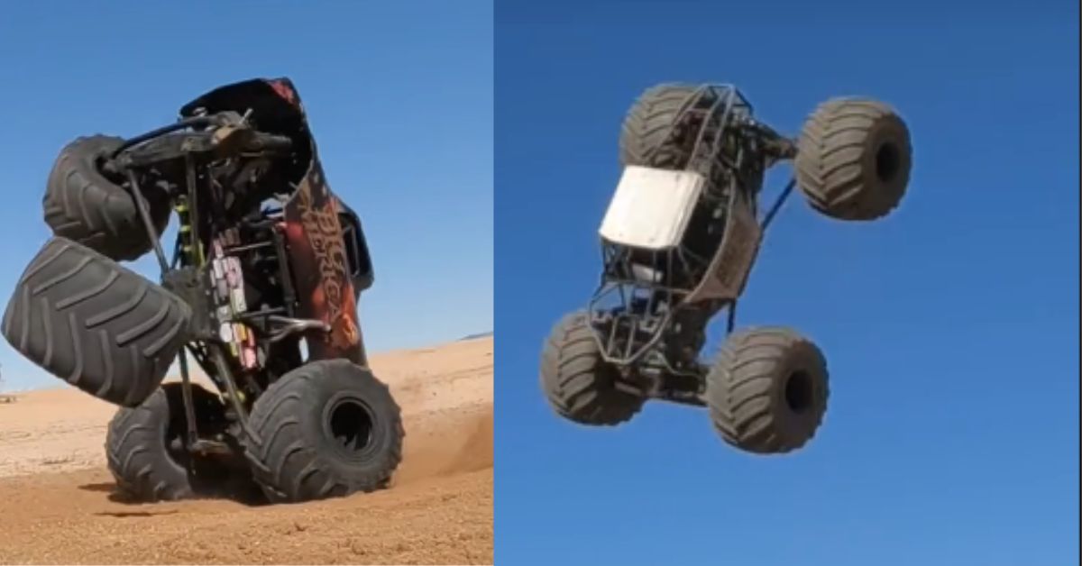 Si no has visto este video de MONSTER TRUCK, es increible