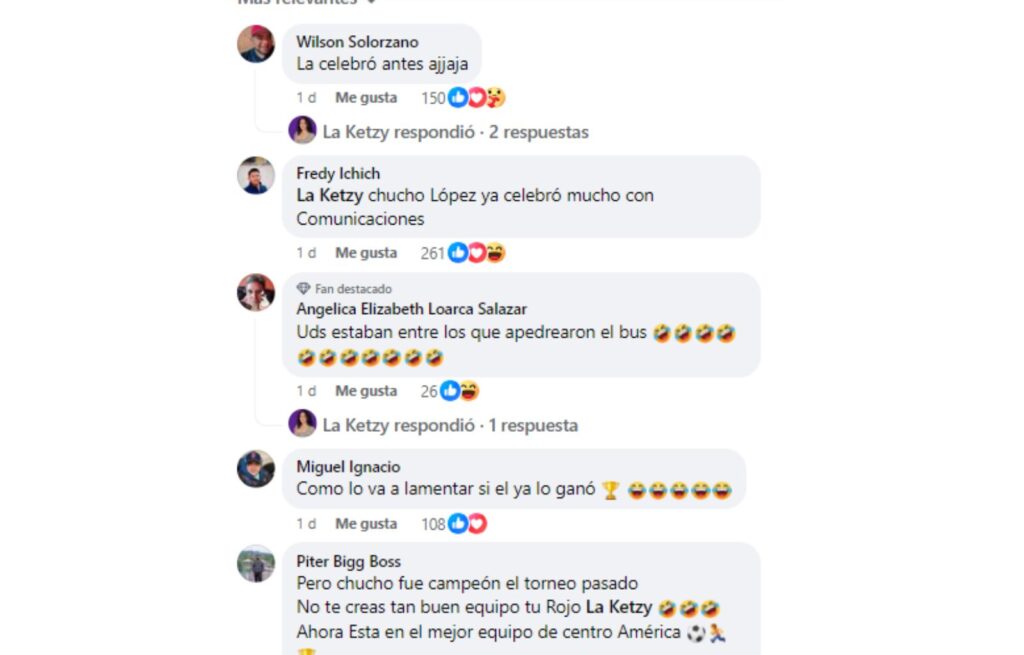 Comentarios de los Seguidores