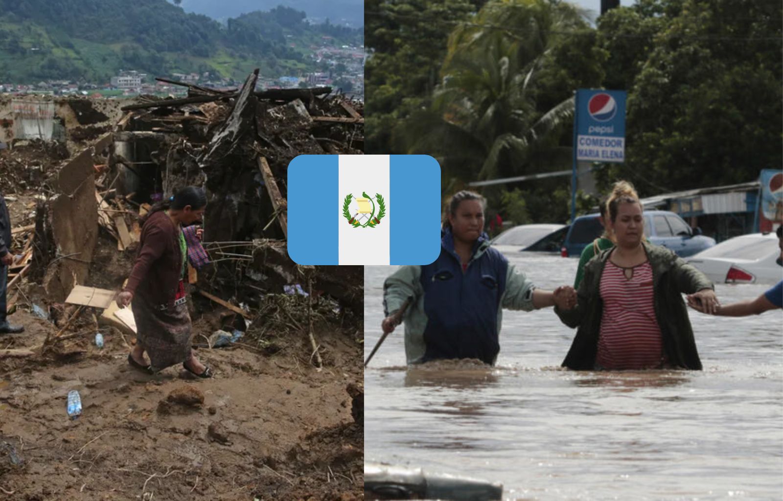 Así quedaron los 14 Departamentos Afectados por Lluvias: Conred Reporta Incidentes y Afectaciones