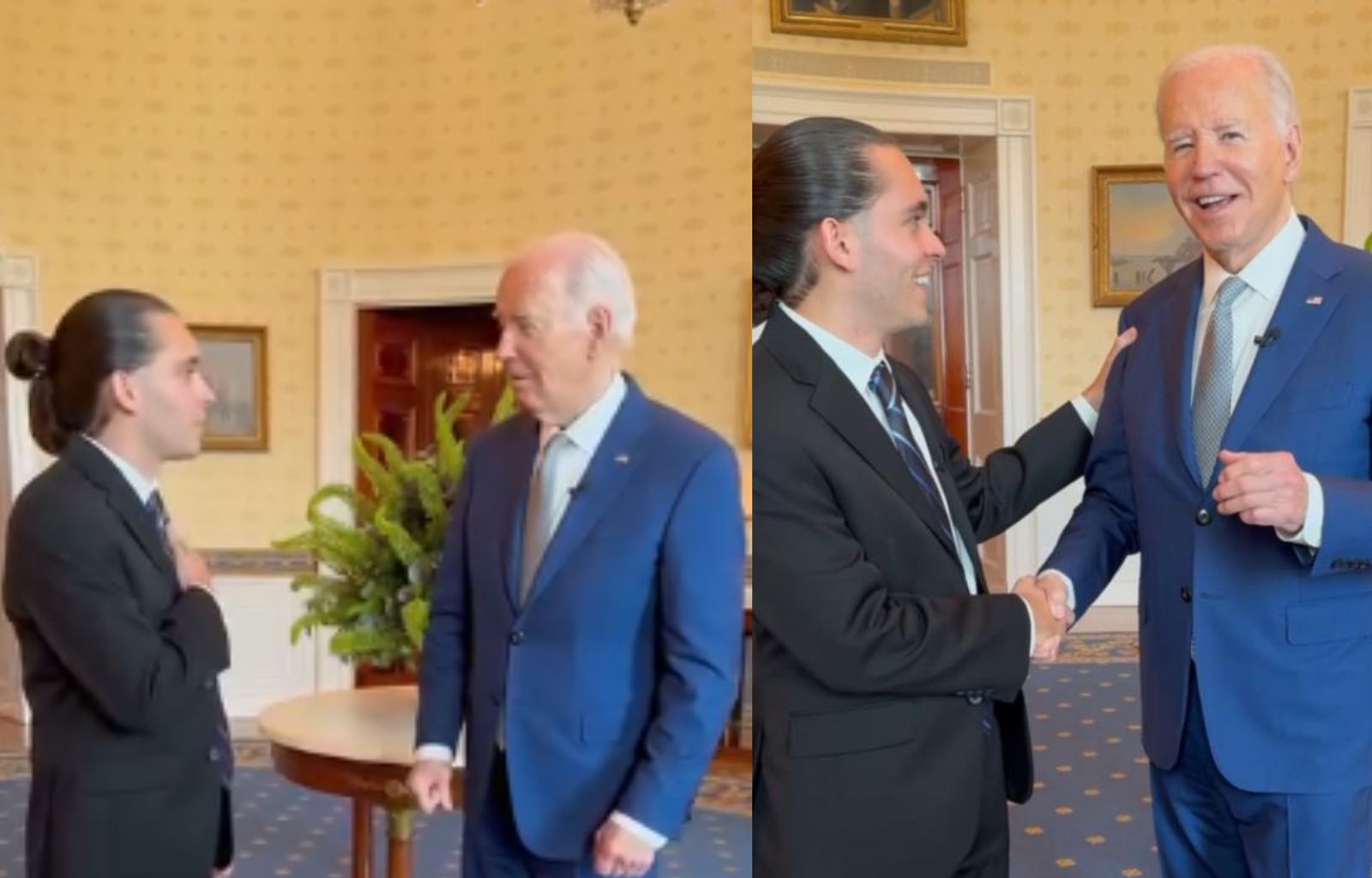 Carlos Eduardo Espina se Reúne con el Presidente Joe Biden y trae buenas noticias para los Migrantes