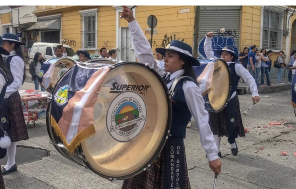 Contribuciones y Logros de la Escuela Normal, Himno y Banda de la Escuela