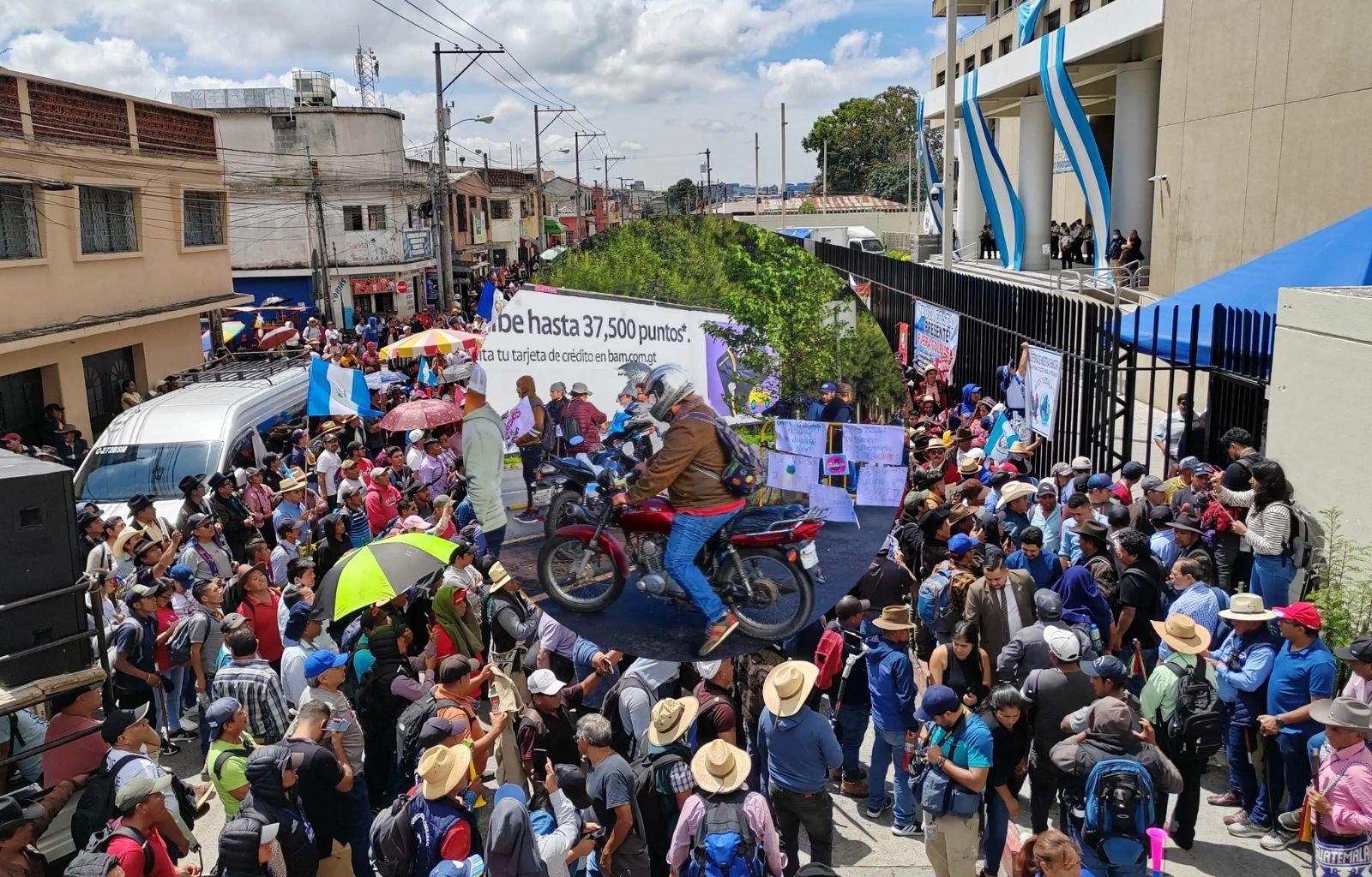 El motivo del bloqueo masivo de Maestros al tránsito en la capital de Guatemala
