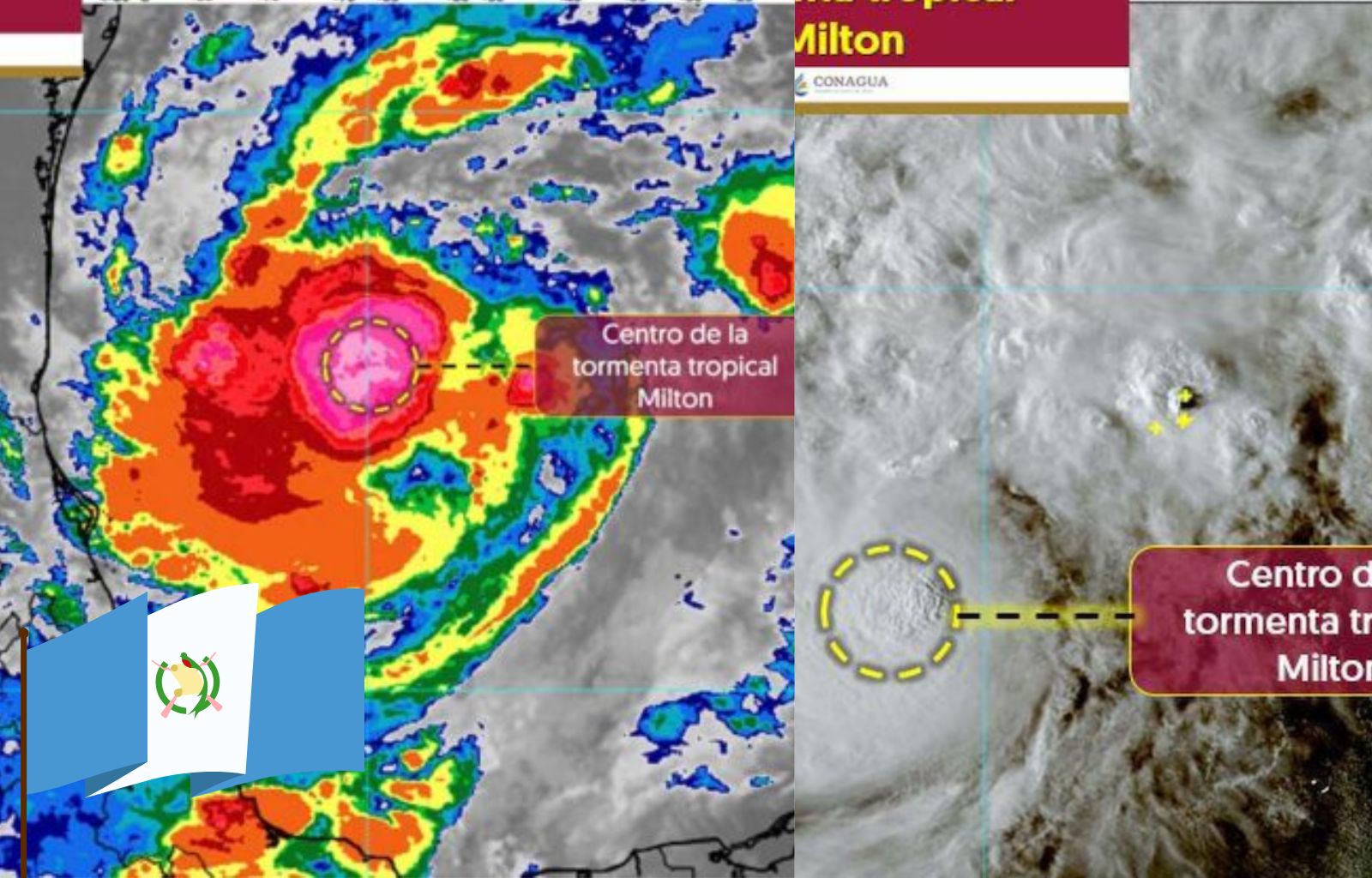 Formación de la tormenta Milton: ¿Cuál es el peligro que representa para Guatemala?