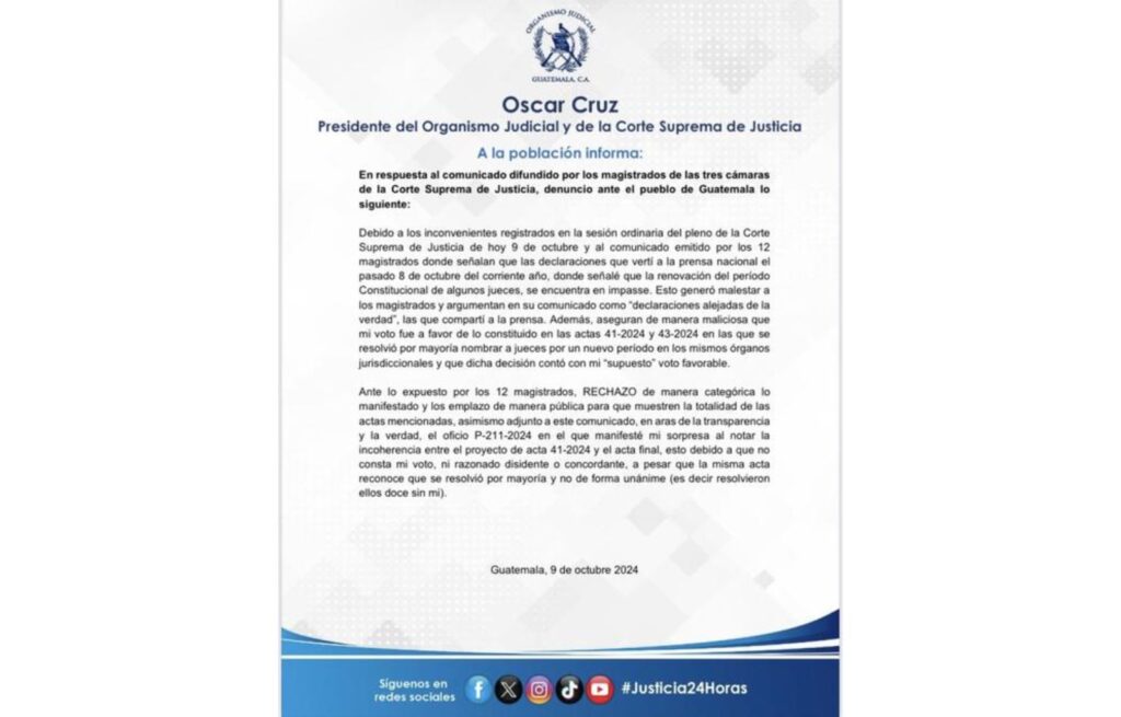 Tensión en la Sesión Final de la CSJ