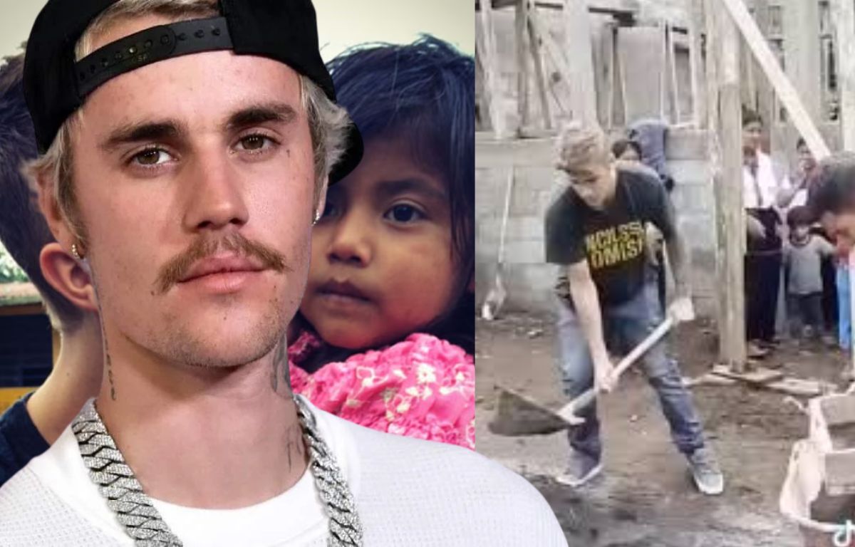 El día que Justin Bieber trabajo de albañil en Guatemala