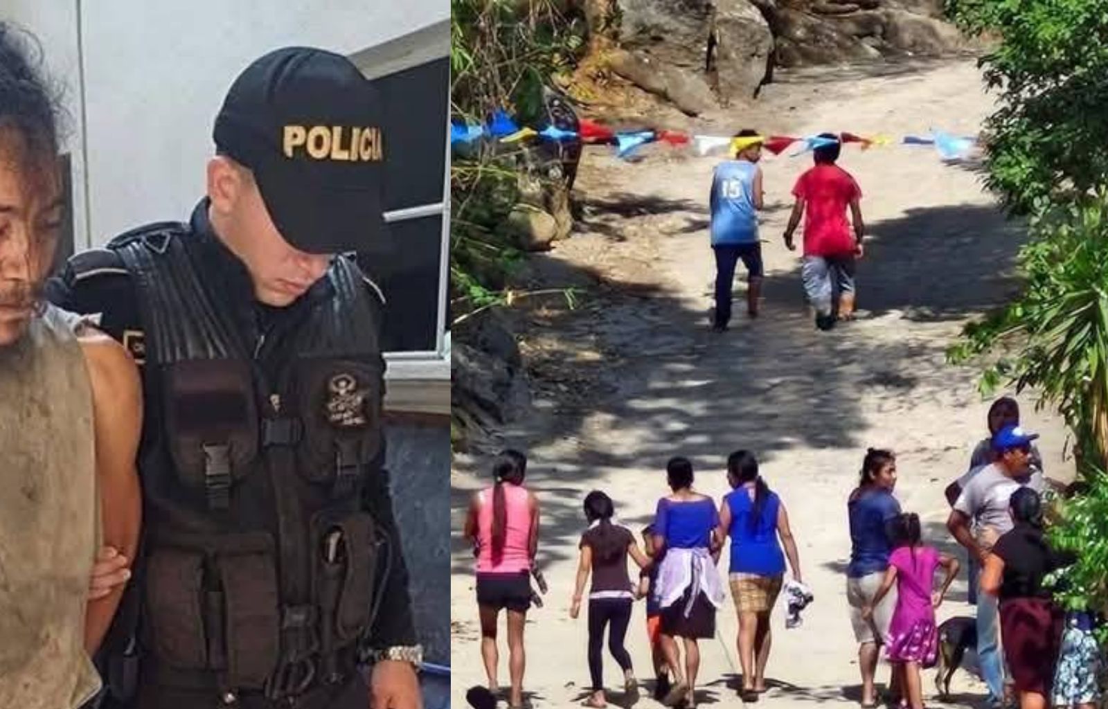 Captura a sospechoso que ataco pequeño camino a la escuela