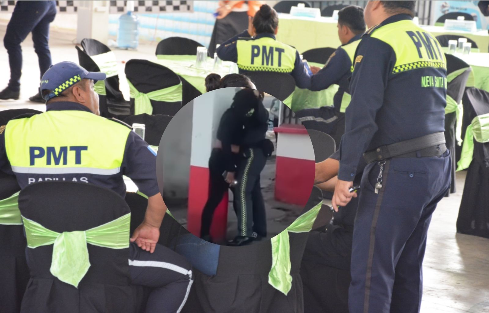 Mujer y Agente de la PMT en Ciudad Quetzal se Vuelven Virales