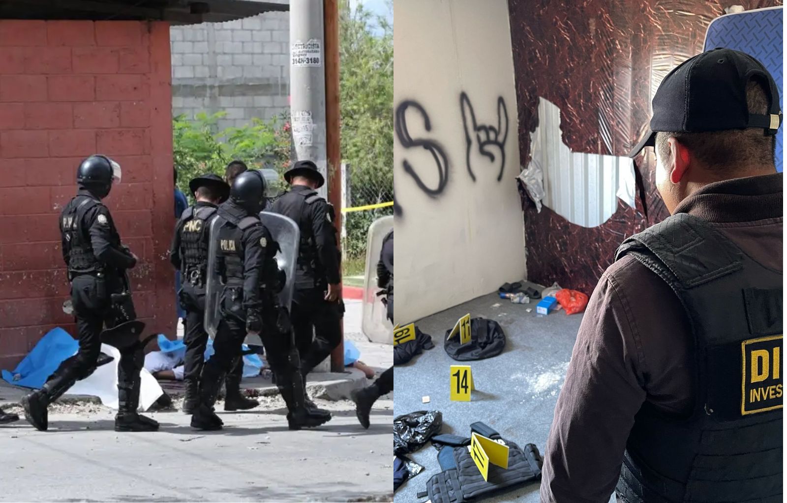 PNC irrumpe guarida de Mara Salvatrucha en Mixco