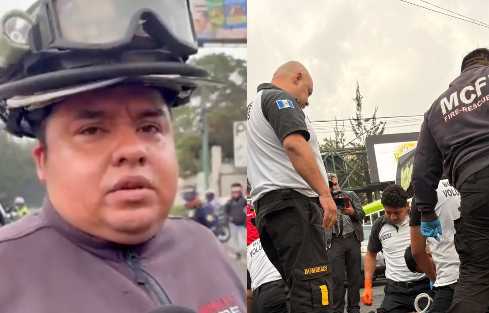 Hombre fue atacado desde un bus en calzada Roosevelt Guatemala