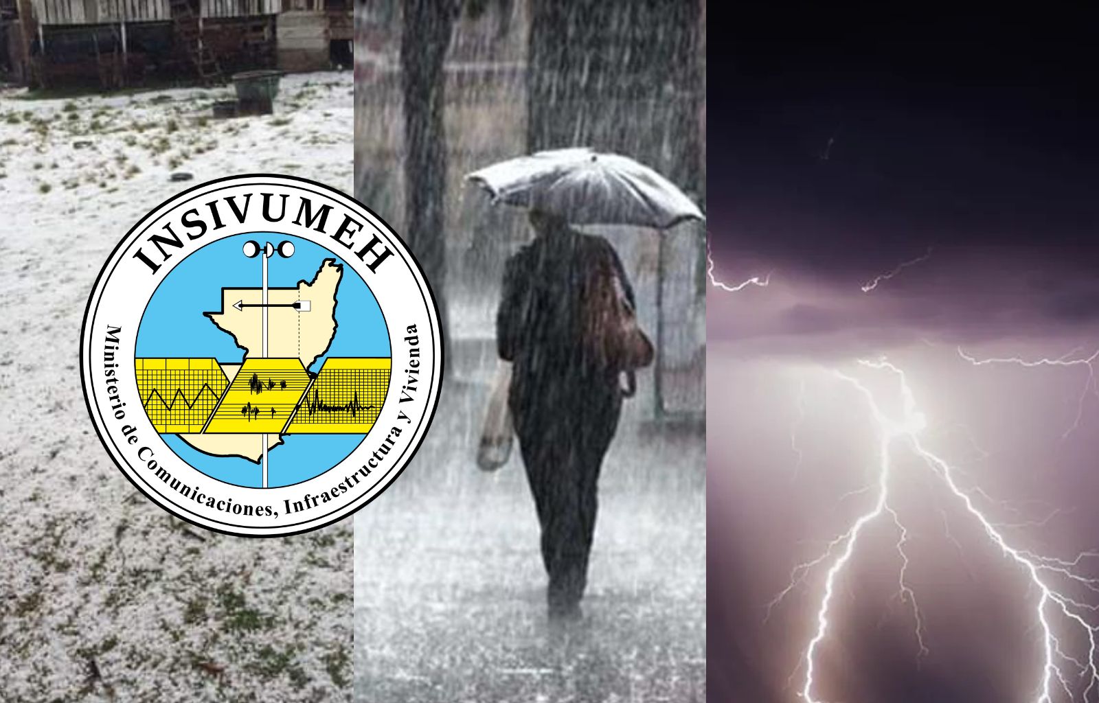 INSIVUMEH alerta de lluvias, tormentas eléctricas y posible granizo para esta semana de mayo de 2025