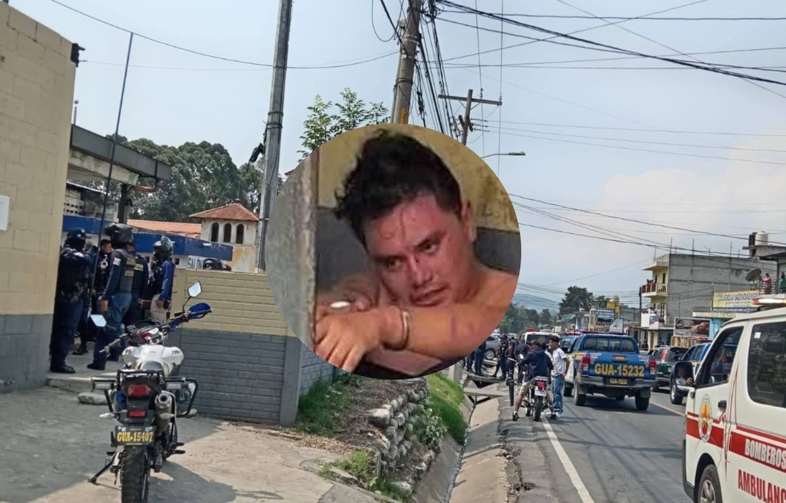 Identifican a hombre que se enfrento a la PNC en iglesia de Villa Nueva durante misa dominical
