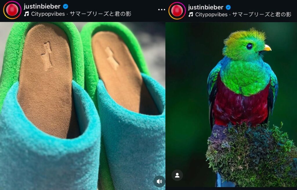 Justin Bieber se inspira en el quetzal para su nueva línea de pantuflas y enciende el orgullo guatemalteco
