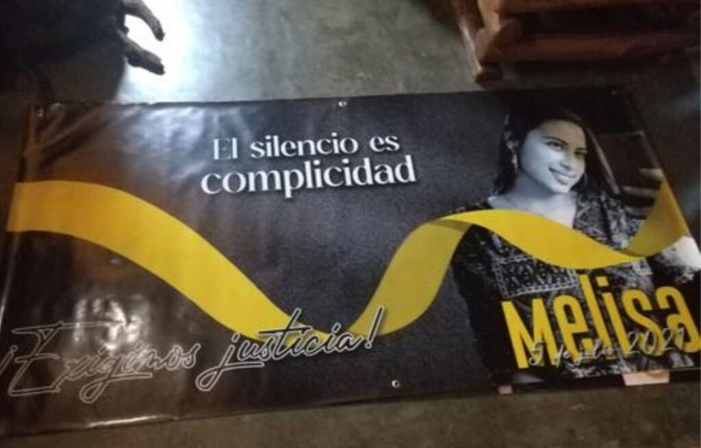 Marcha por Justicia Familiares de Melissa Palacios Exigen Acción Judicial
