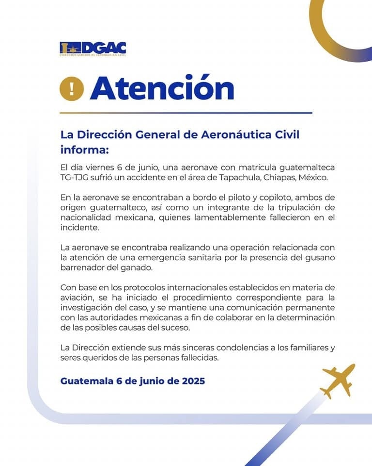 ¿Qué se sabe hasta ahora sobre el accidente aéreo
