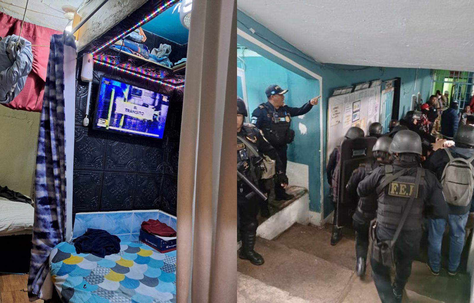 Descubren celdas con lujos en Pavoncito valoradas en mas de Q200 mil