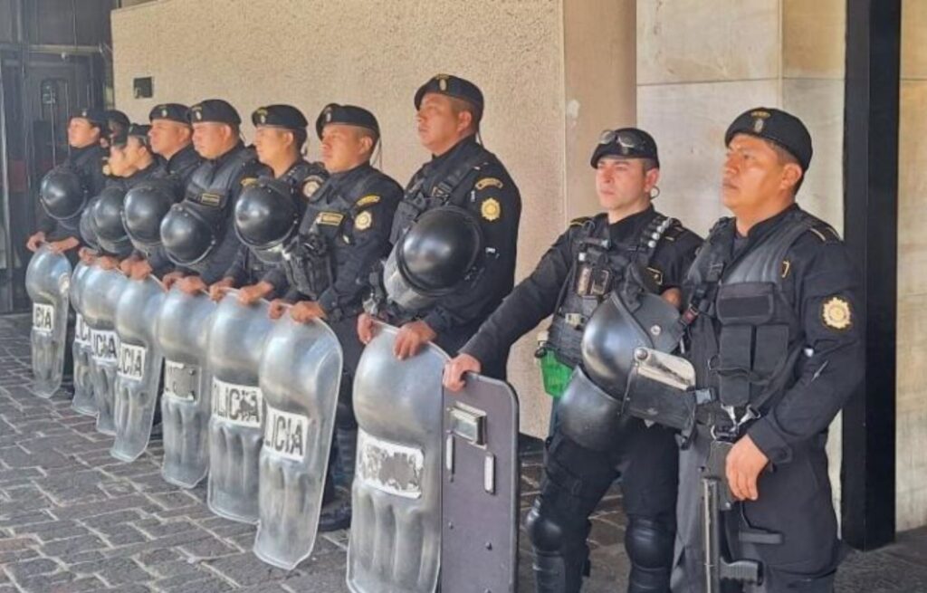 Fuerte seguridad en la CSJ por audiencia clave de Fernanda Bonilla