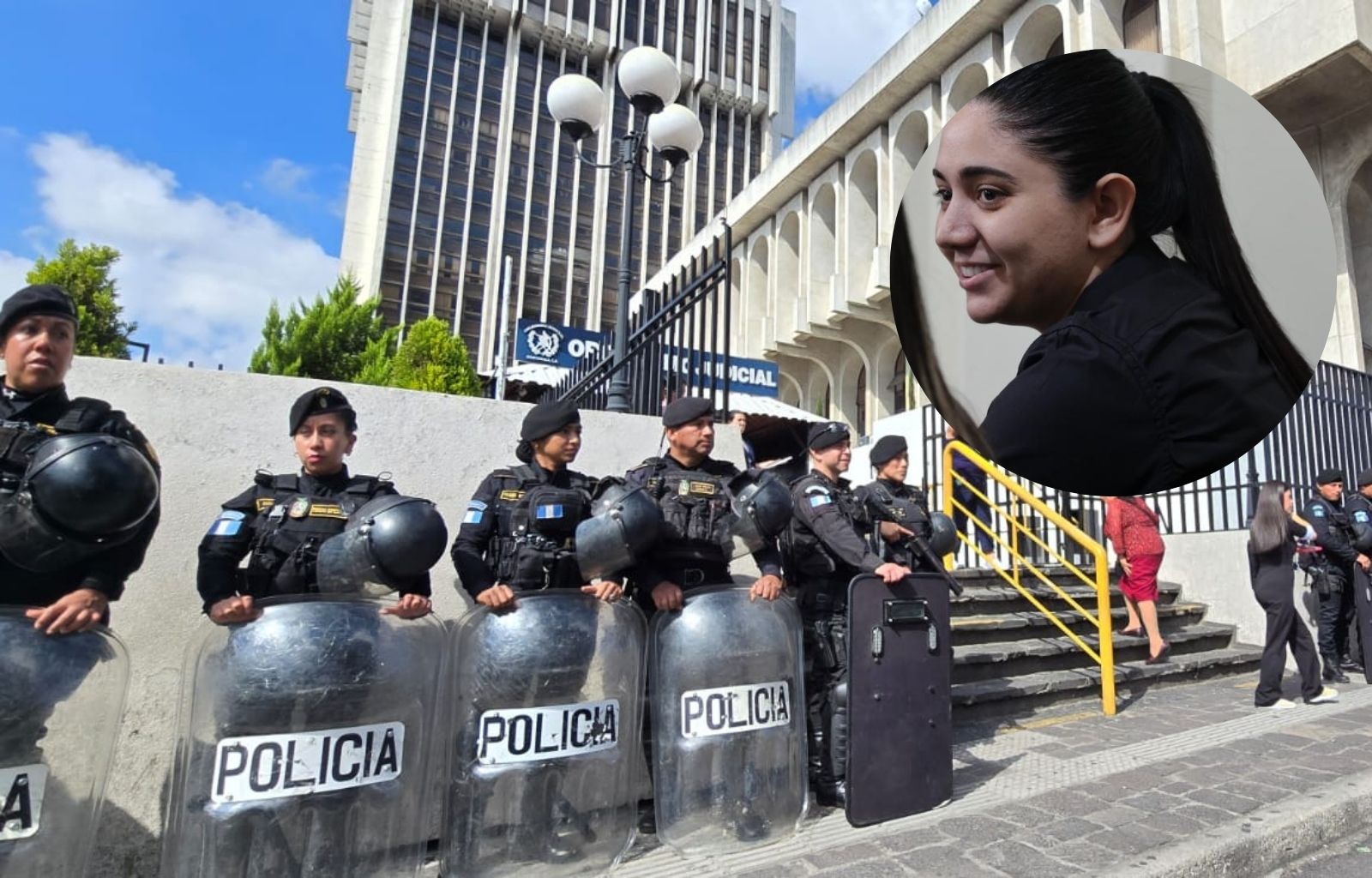 Fuerte seguridad en la CSJ por audiencia clave de Fernanda Bonilla