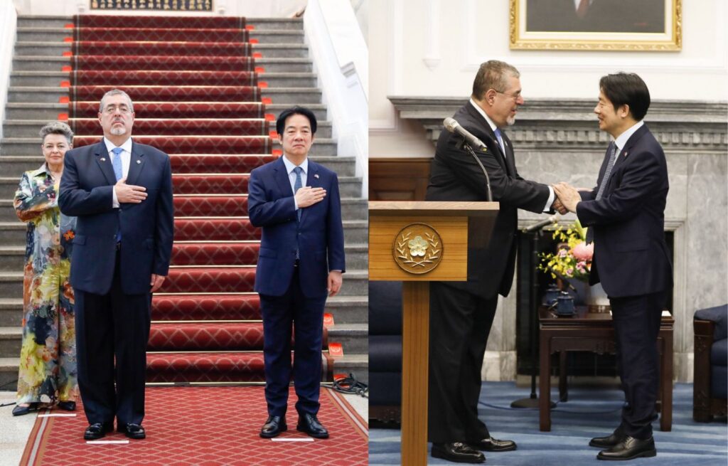 Guatemala reafirma su alianza con Taiwán pese a presión diplomática de China
