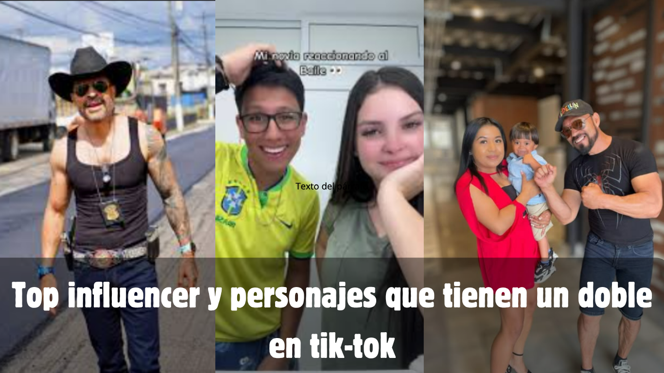 Top 5 de chapines que tienen un doble en tik tok