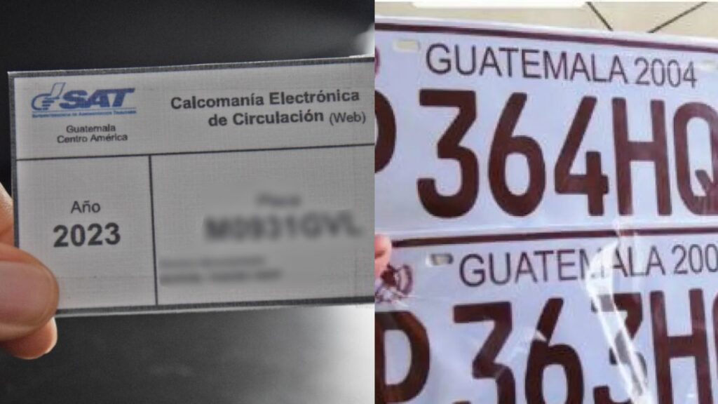 ¿Cuáles son las nuevas tarifas de las placas de circulación