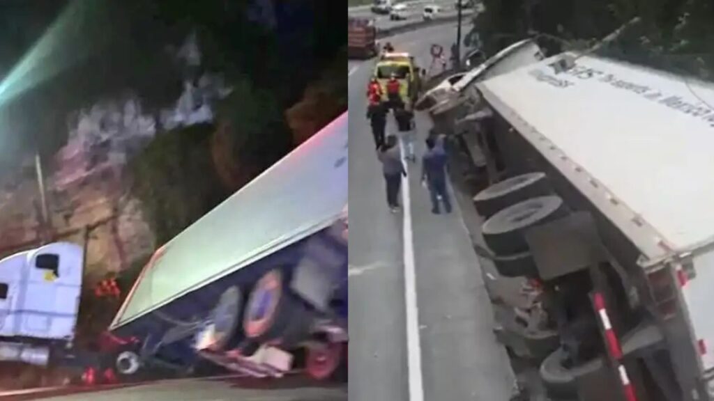 Las consecuencias legales que tendrá el tráiler que bloquea carriles en Villalobos Guatemala