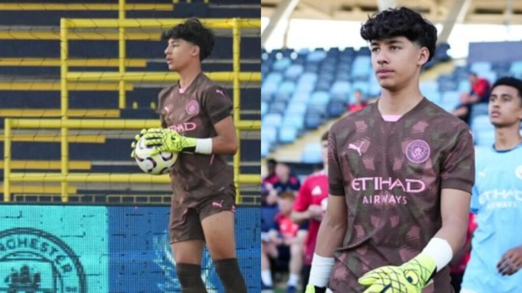 Lucas Alvarado con solo 15 años, el joven guardameta chapín se gana la confianza del club inglés