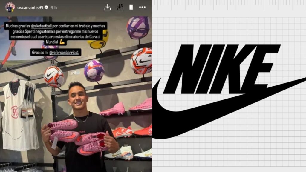 Óscar Santis da un gran salto en su carrera y se une a Nike antes de las Eliminatorias al Mundial 2026