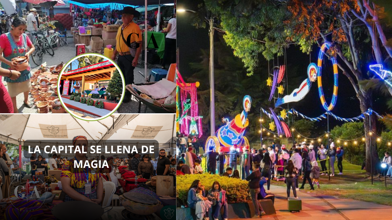 Actividades navideñas llenan de movimiento la Ciudad de Guatemala este fin de semana