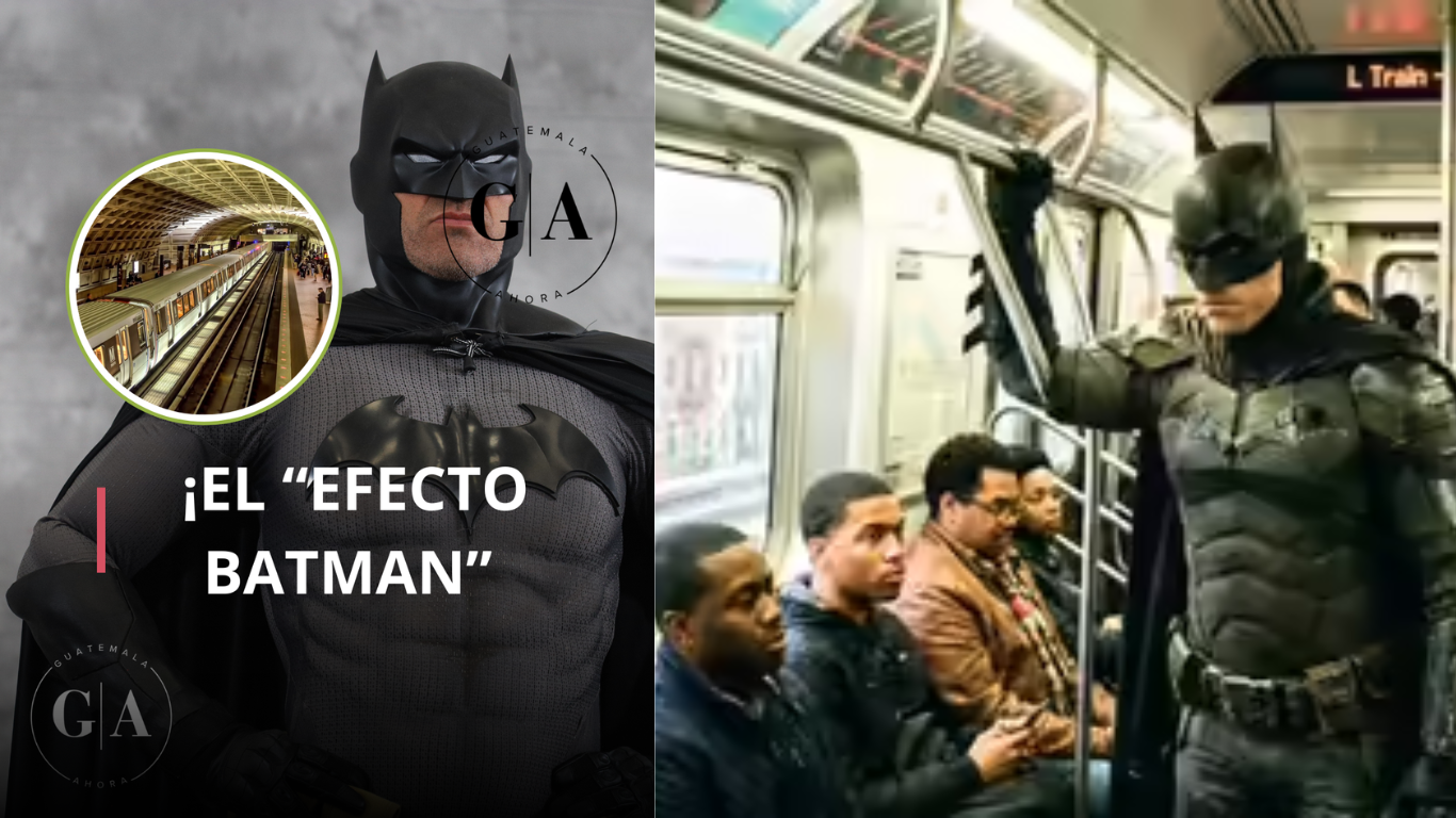 Estudio demuestra que la presencia de Batman mejora la conducta en espacios públicos