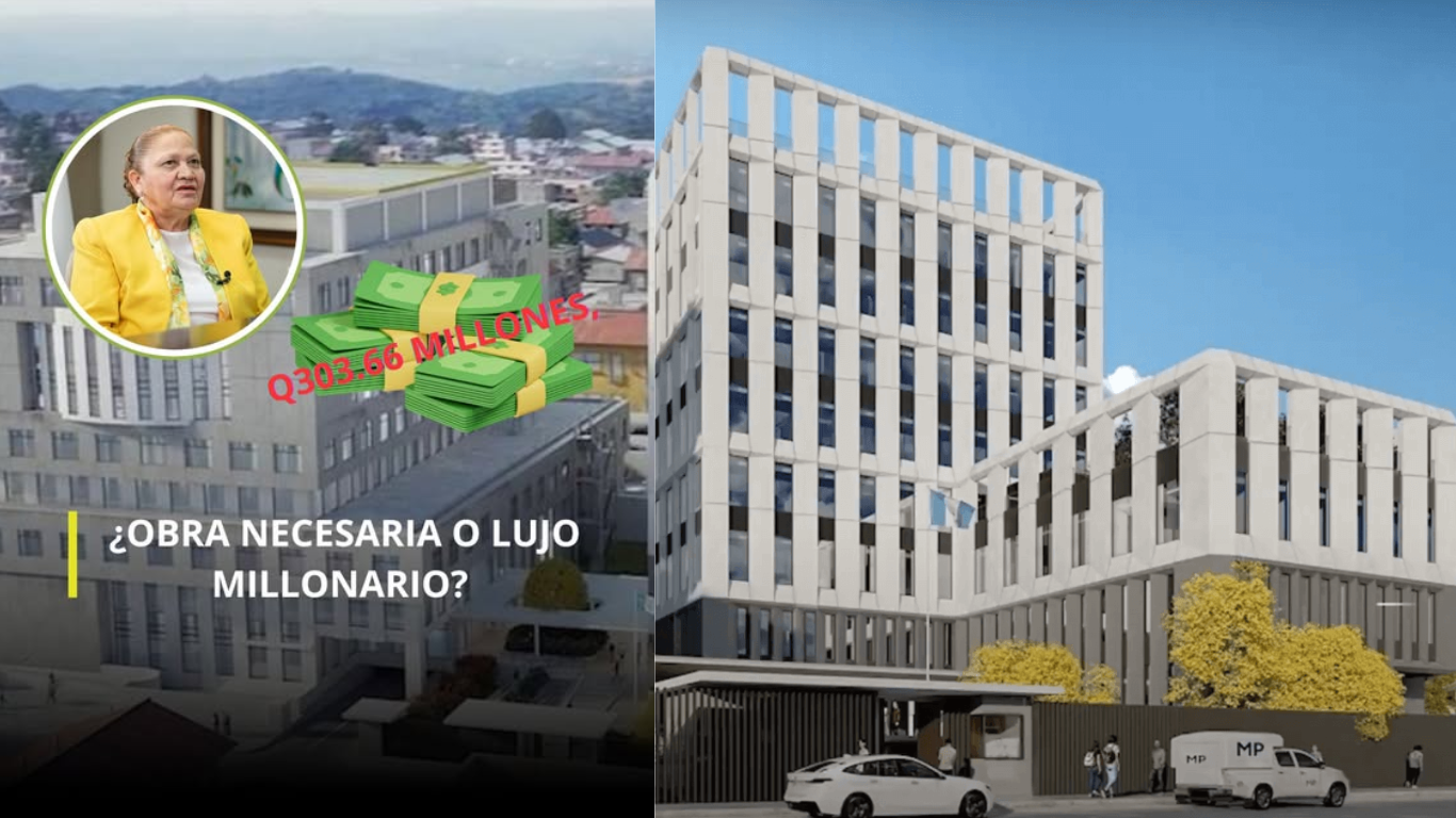 Torre millonaria del MP genera controversia por su alto costo