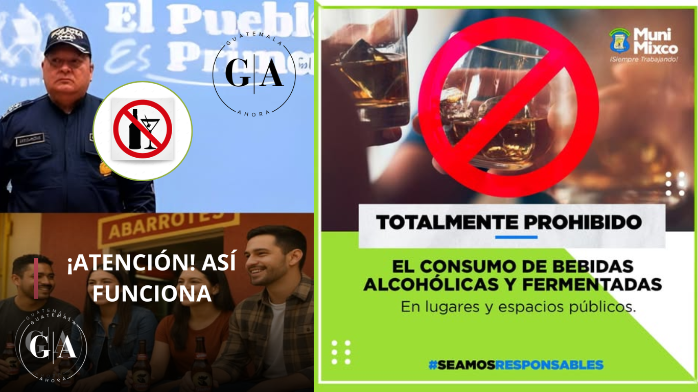 Prohibición de consumo de alcohol en espacios públicos: lo que establece la ley en Guatemala