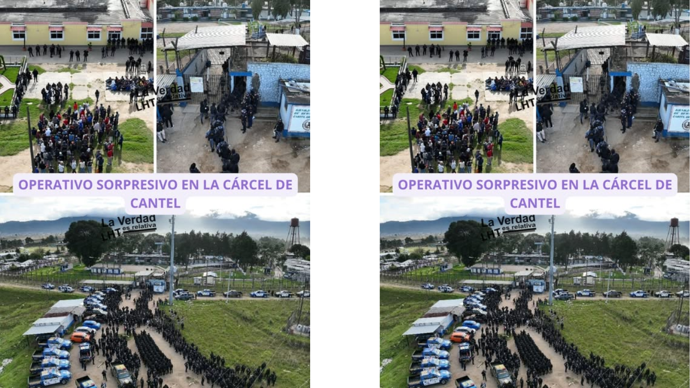 Operativo sorpresa en la cárcel de Cantel
