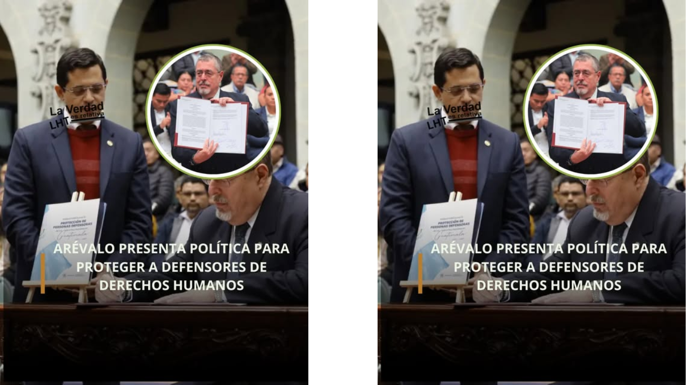 Arévalo lanza política nacional para proteger a defensores de derechos humanos