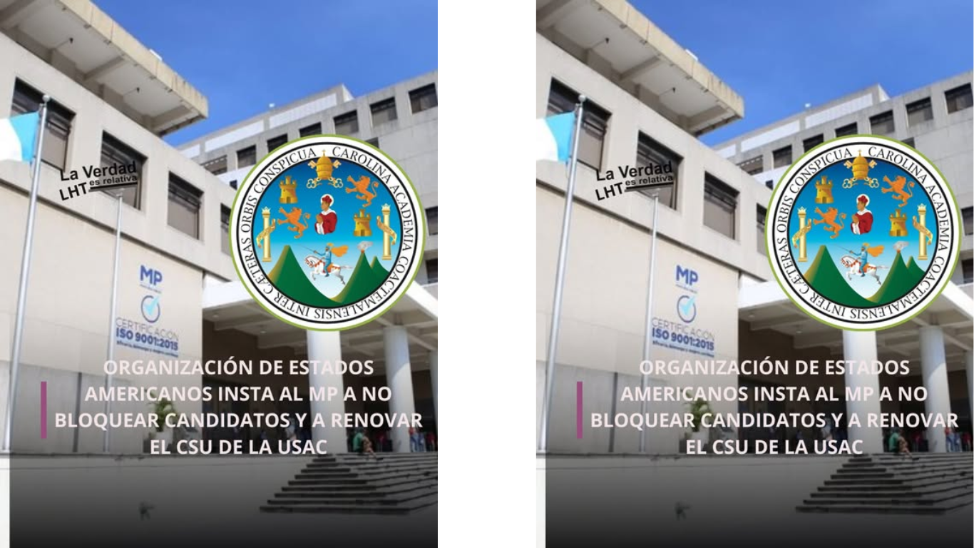 OEA PIDE AL MINISTERIO PÚBLICO NO BLOQUEAR CANDIDATOS EN 2026