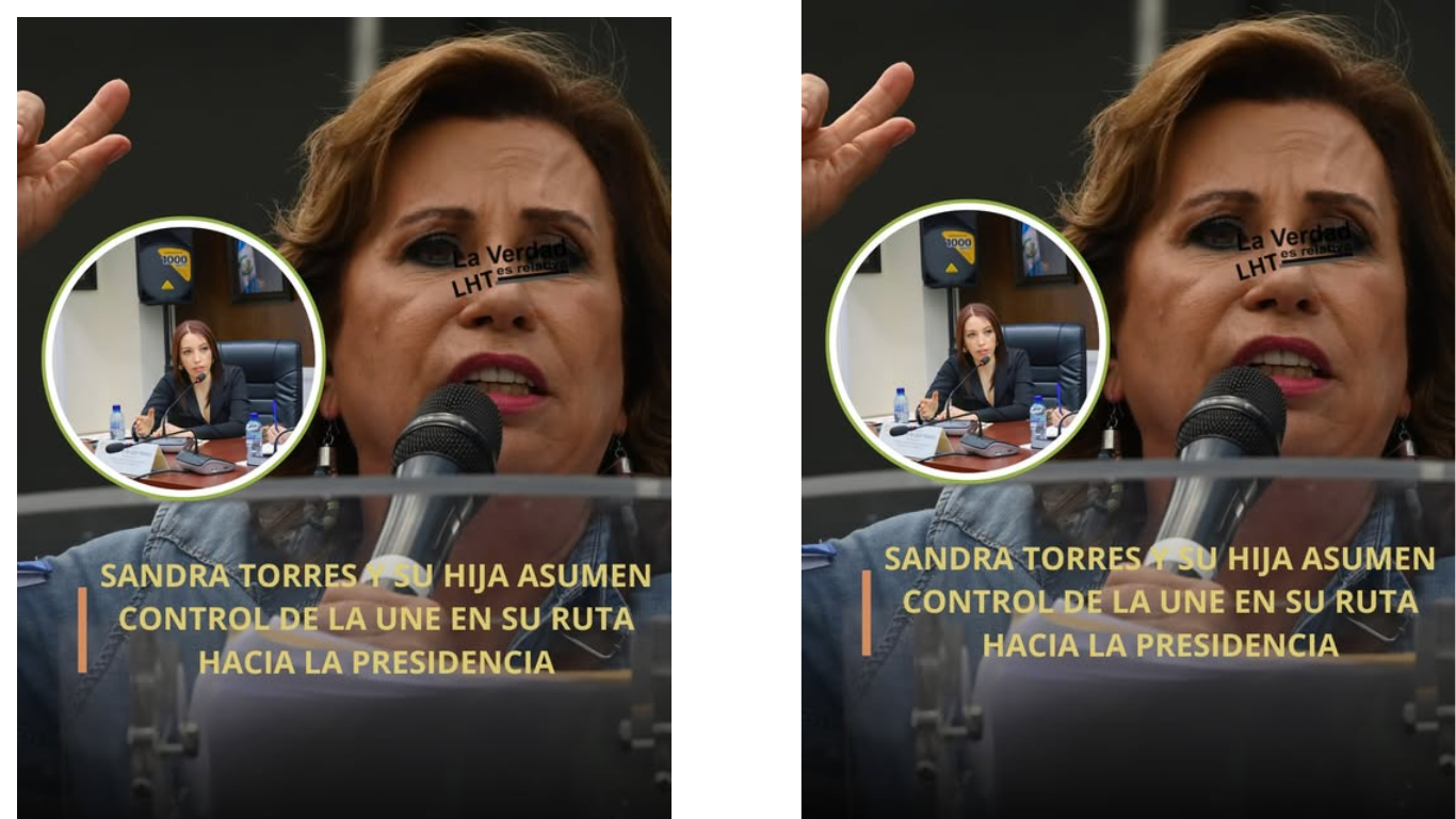 Sandra Torres y su hija asumen el control de la UNE