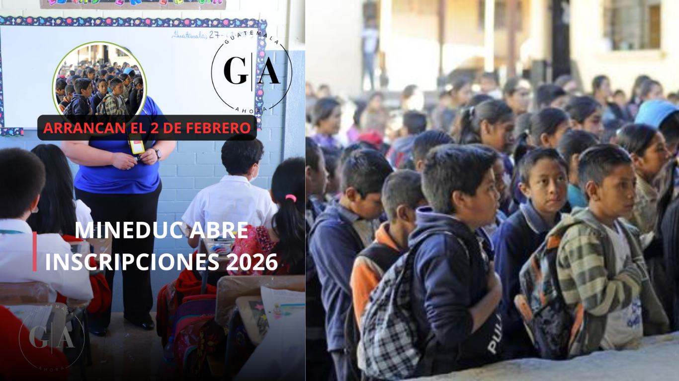 MINEDUC ABRE INSCRIPCIONES PARA EL CICLO ESCOLAR 2026