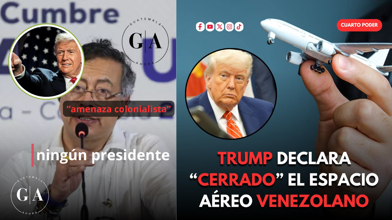 Petro cuestiona la afirmación de Trump sobre el “cierre” del espacio aéreo venezolano